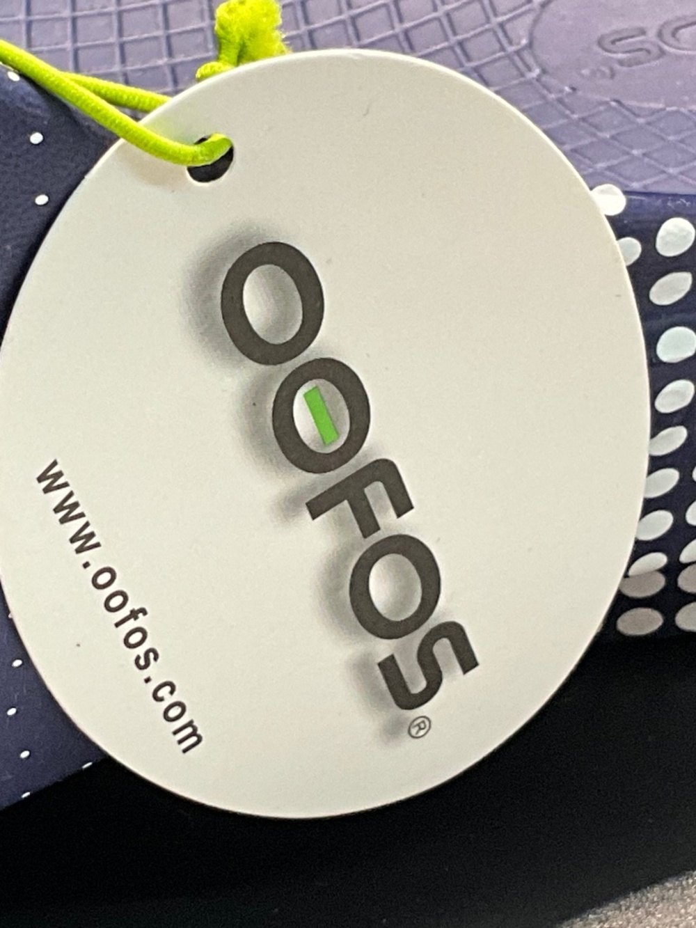 OOFOS Ooahhh Sport Unisex Slides-Matrix Navy. US Men’s 12. NWT/No Box - Picture 9 of 10